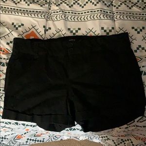 Torrid Black Chino Shorts
